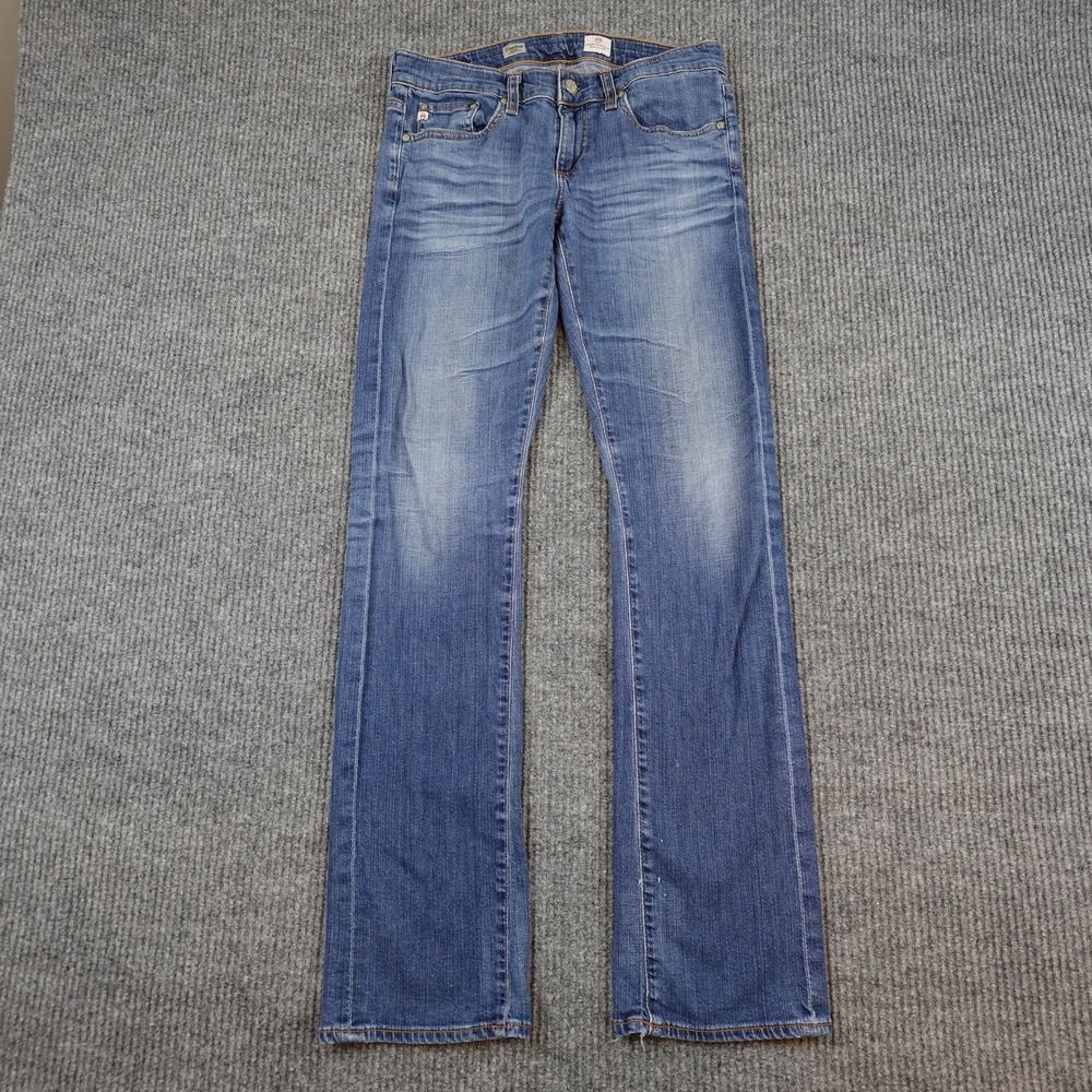 AG Adriano Goldschmied Tomboy Jeans Womens 27R Medium Wash Low Rise Straight